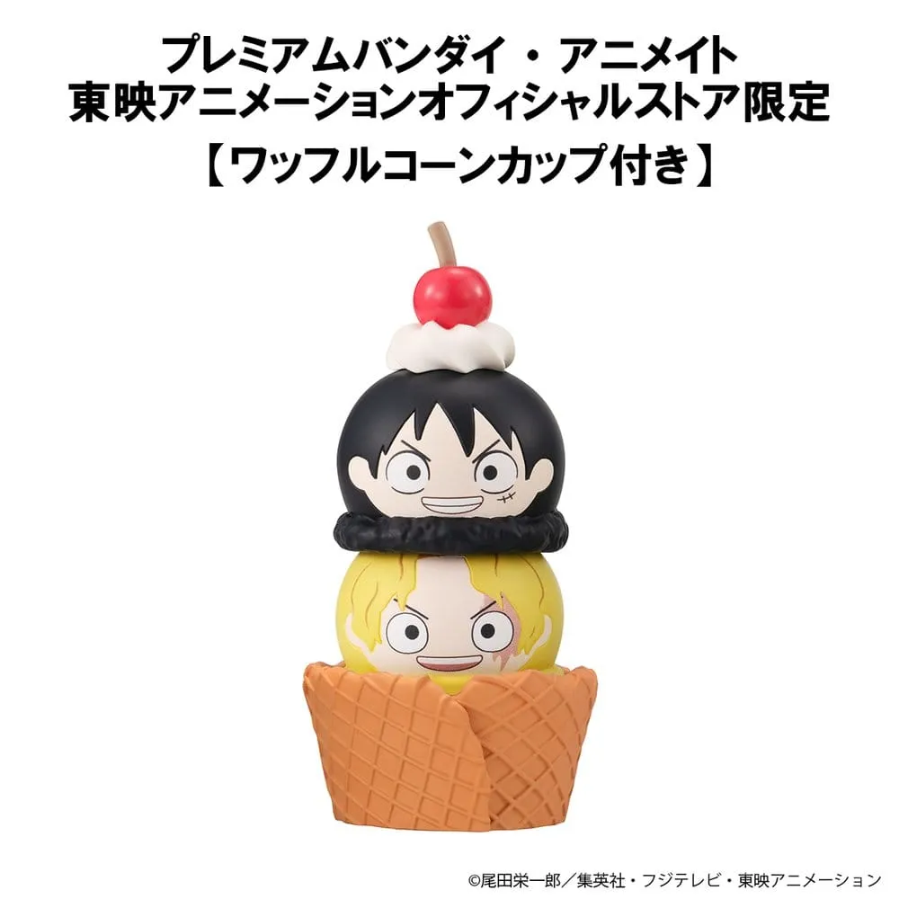 One Piece Tsumichen Stack up & Change Trading Figure 6-Pack 8 cm (with gift)